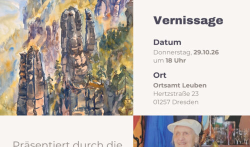 Artikelbild zu Artikel Ausstellung der Stiftung Kunst & Berge im Ortsamt Leuben